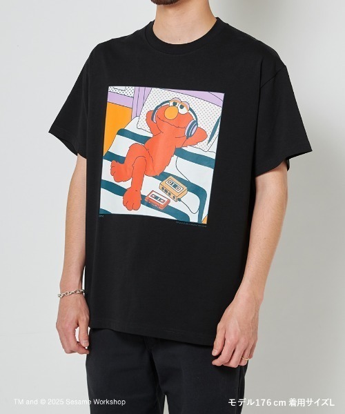 tシャツ 「UNISEX」エルモ　アートTシャツ（TAPE） レディース メンズ