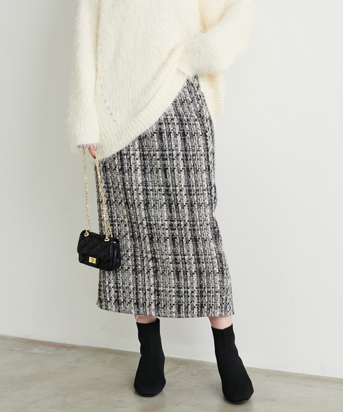 「natural couture」 タイトスカート FREE グレー レディース_画像5