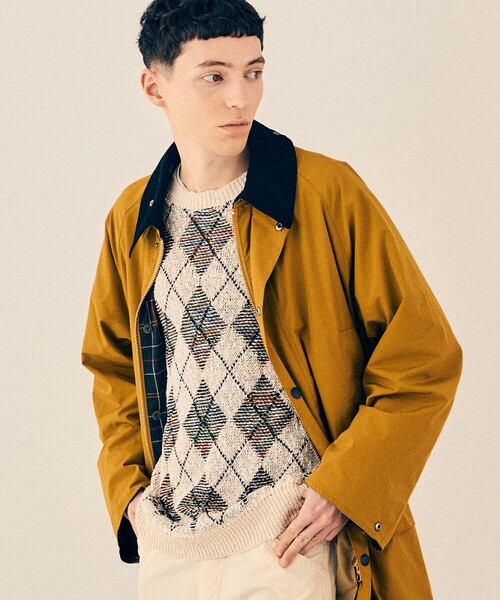 未使用　別注 COOHEM コーヘン　アーガイル　サマーニット　ギマコットン COOHEM (コーヘン) 13-252-012 SUMMER ARGYLE KNIT VEST