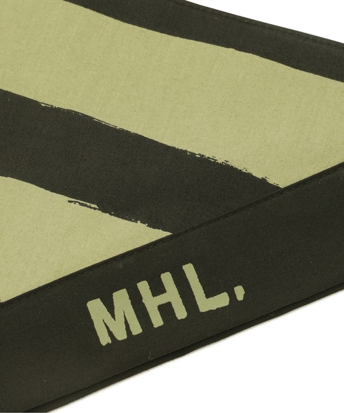MHL. ストール マフラー MHL PRINTED WOVEN SCOUT SCARF