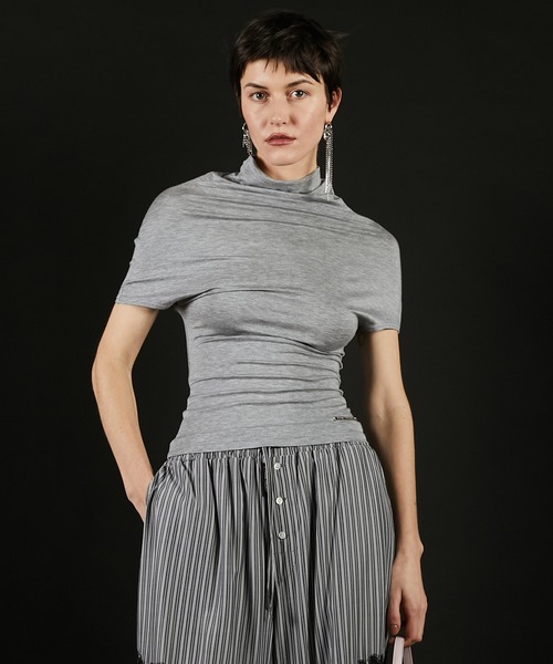 PRANK PROJECT tシャツ カウルネックトップ / Cowl Neck Top