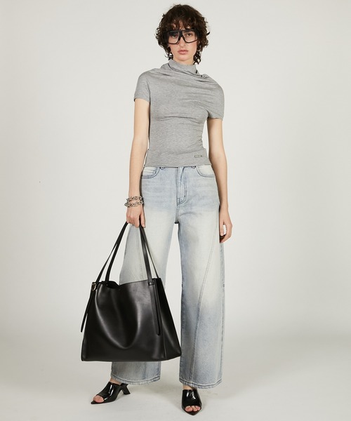 PRANK PROJECT tシャツ カウルネックトップ / Cowl Neck Top