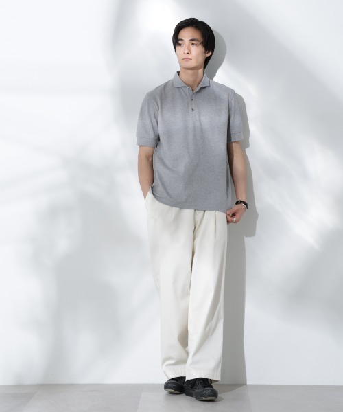 Anti Soaked ポロシャツ/カッタウェイ(2枚セット) NANO universe ポロシャツ WEB限定/Anti Soaked ポロシャツ