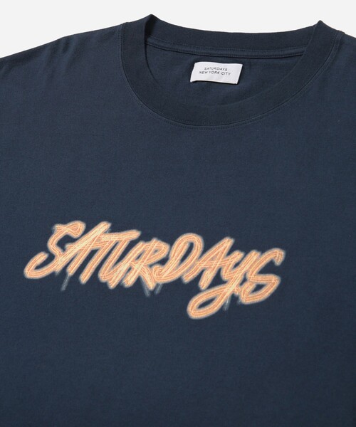 【ホワイト（10）】Neon Saturdays SS Tee Saturdays NYC - 【ホワイト（10）】Neon Saturdays SS Teeの通販 by