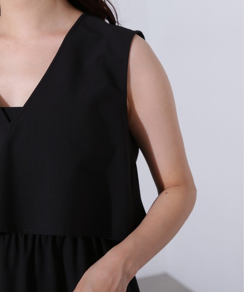 N.Natural Beauty Basic ワンピース 「PS/低身長サイズ」Vトップ
