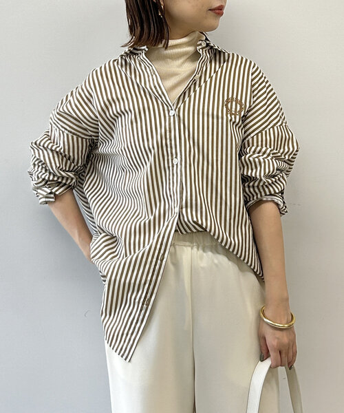 「LOUNGEDRESS」 長袖カットソー FREE ベージュ レディース Loungedress 「LOUNGEDRESS」 長袖カットソー FREE ベージュ