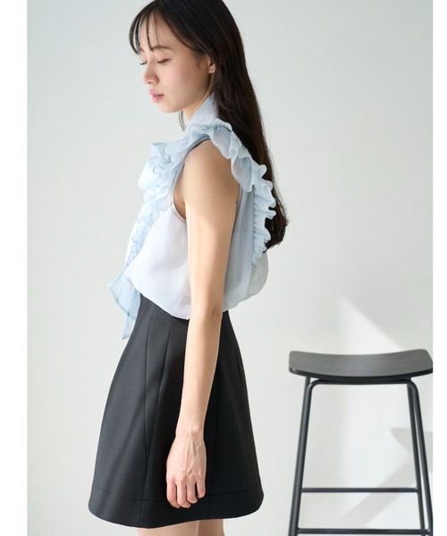 snidel フレア　スカショーパン SNIDEL（スナイデル）の「フレアミニスカショーパン（その他