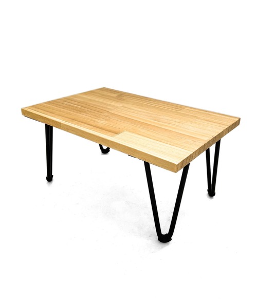 インテリア パイン材 レクタングルローテーブルS ハンドメイド 「未来