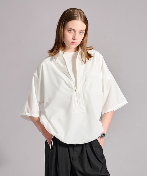 WETTEMPT シャツ ZIP VAROUZE SHIRT / ジップヴァルーズシャツ メンズ