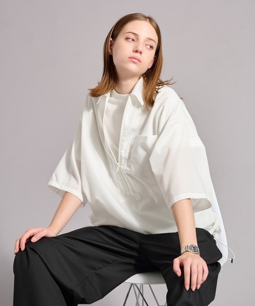 WETTEMPT シャツ ZIP VAROUZE SHIRT / ジップヴァルーズシャツ メンズ