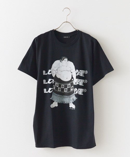 ロンリー論理 LONELY/論理 「LONELY/論理」 長袖Tシャツ L ブラック メンズ