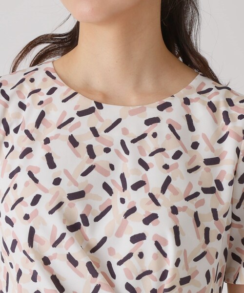 COUP DE CHANCE（クードシャンス） ワンピース 「洗える／日本製」柄