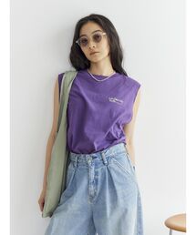 タンクトップ ノースリーブ カラーエンブロイダリータンクトップ レディース｜ZOZOTOWN Yahoo!店