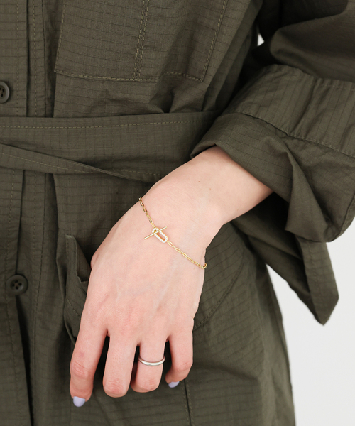 Shashi ブレスレット バングル シルバー シャシ SHASHI / シャシ TILU BRACELET FORTKNOX（ブレスレット