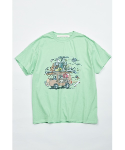 「AlexanderLeeChang」 半袖Tシャツ 4 ライム メンズ | AlexanderLeeChang | 07