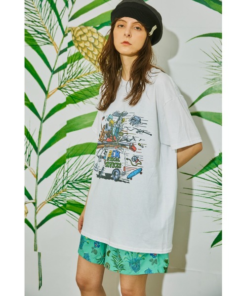 「AlexanderLeeChang」 半袖Tシャツ 4 ライム メンズ | AlexanderLeeChang | 08
