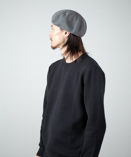 RATS　ラッツ　KNIT BELET ニットベレー GRAY Rasta Knit Beret (Japanese Paper) / ラスタニットベレー 和紙
