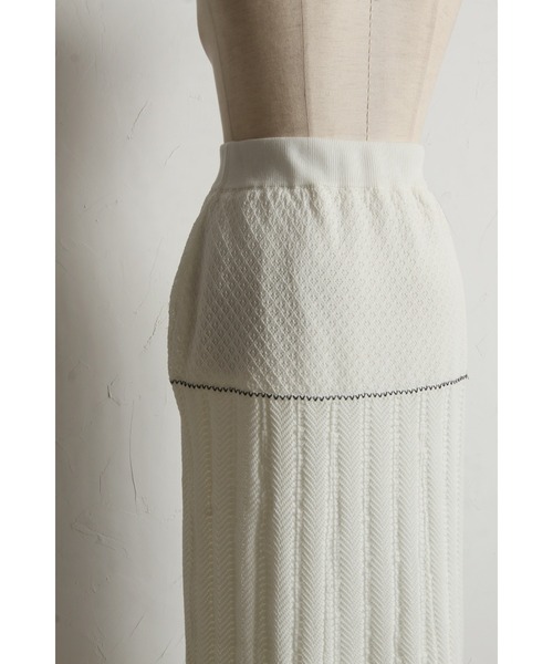 &. NOSTALGIA（ノスタルジア） スカート 「ZOZO限定」クロシェ編み
