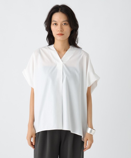 Elura（エルーラ） ブラウス シャツ ハリ感Vブラウス / 582336