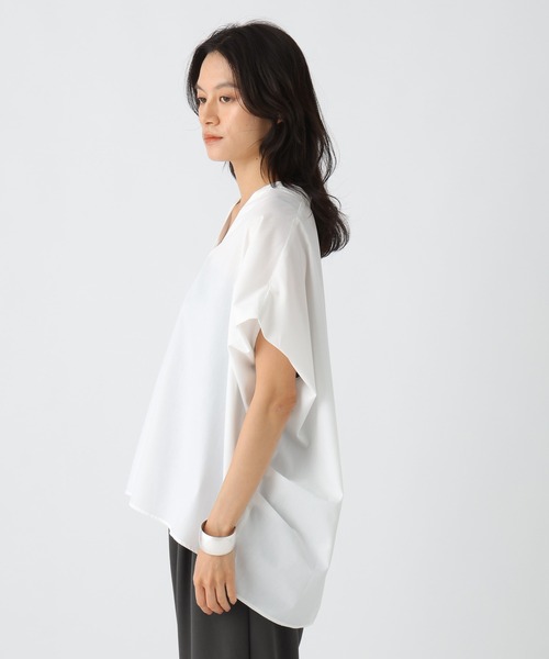 Elura（エルーラ） ブラウス シャツ ハリ感Vブラウス / 582336