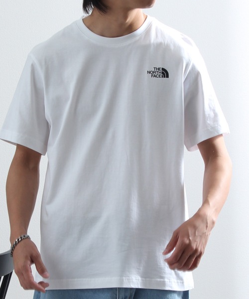 「THE NORTH FACE」 半袖Tシャツ M ホワイト メンズ