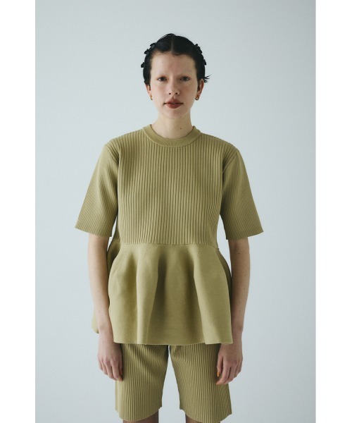 HeRIN.CYE ニット セーター Flare hem knit tops フレアヘムニット