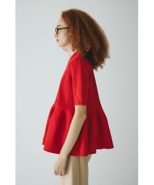 HeRIN.CYE ニット セーター Flare hem knit tops フレアヘムニット