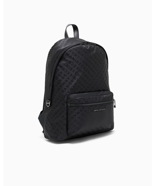極美✨EMPORIO ARMANI リュック ナイロン × レザー バックパック ARMANI EXCHANGE デイバック リュック 「A|X アルマーニ