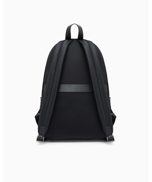 美品◎ アルマーニ エクスチェンジ A4可 リュック 総柄 黒 ナイロン ARMANI EXCHANGE（アルマーニエクスチェンジ）の「【AX