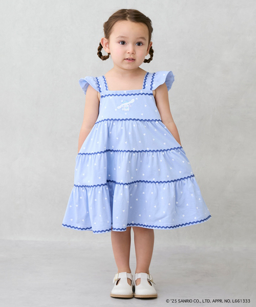 モナリザワンピース　新品 MONNALISA ワンピース モナリザ キッズ 子供服 女の子