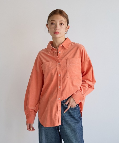BAYFLOW（ベイフロー） ブラウス シャツ 2WAYコーデュロイシャツ