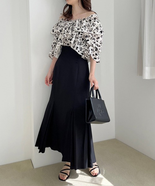 「one after another NICE CLAUP」 スカート MEDIUM アイボリー レディース_画像5