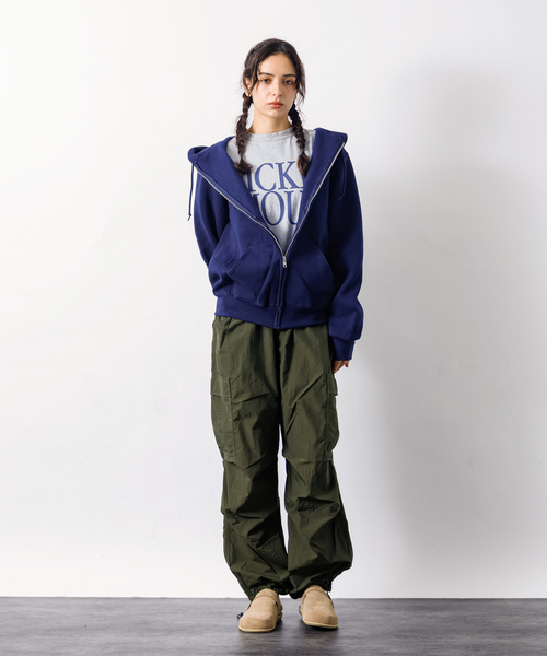 Russell Athletic 「Russell Athletic」 ジップアップパーカー L