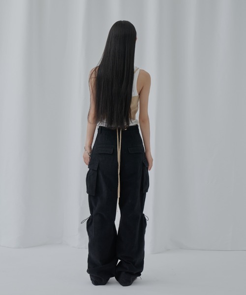 「GIUNON」 カーゴパンツ 0 ホワイト レディース