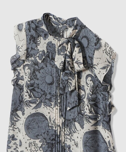 ANAYI（アナイ） ブラウス シャツ コンスティレーションプリント