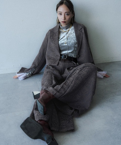HARE ジャガードジャケット HARE ジャケット テーラードジャケット VINTAGEジャガード2WAY