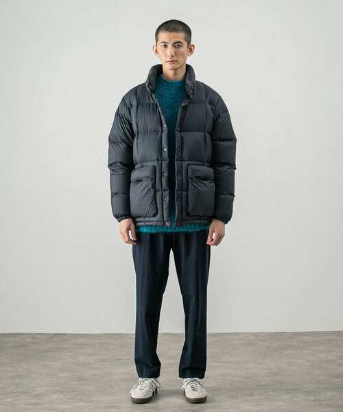 TAION 「TAION」 ダウンジャケット MEDIUM オリーブ メンズ : ZOZOTOWN