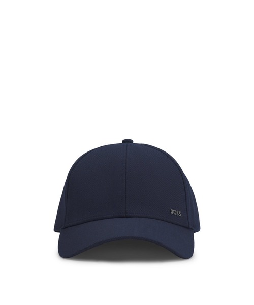 BOSS（HUGO BOSS） キャップ 帽子 ピケニット ロゴパッチ メンズ
