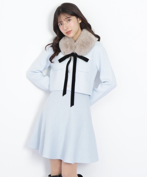 JILL by JILL STUART（ジルバイジルスチュアート） ワンピース ファー