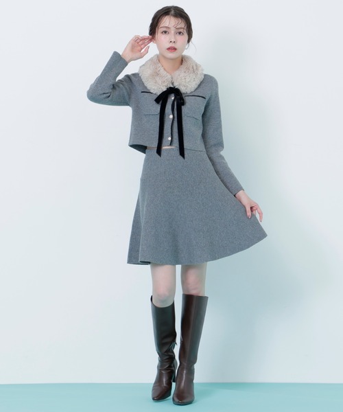 JILL by JILL STUART（ジルバイジルスチュアート） ワンピース ファー