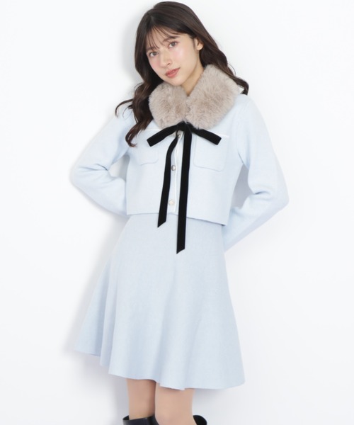 JILL by JILL STUART（ジルバイジルスチュアート） ワンピース ファー