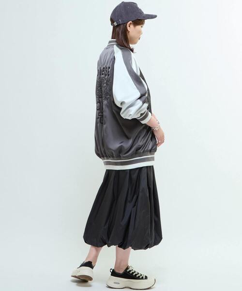 【23日まで】CONVERSE TOKYO リバーシブル スカジャン ブラック 23日まで】CONVERSE TOKYO リバーシブル スカジャン ブラック 23日まで