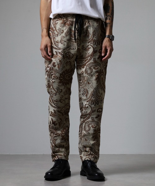 FUNALIVE（ファンアライブ） チノパン ゴブラン織りペイズリー柄