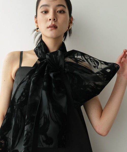 Callarus ストール マフラー 「Callarus」オーガンジーフロッキー