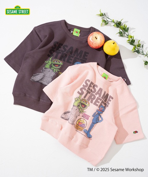 3点セット！キッズ　neff セサミストリート FRUIT OF THE LOOM（フルーツオブザルーム） トレーナー ハーフ