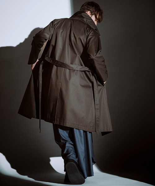 未使用 J.プレス ベンタイル・トレンチコート 黒XL180cm以上の方に 定番】VENTILE（R） ギャバジン トレンチ コート （トレンチコート
