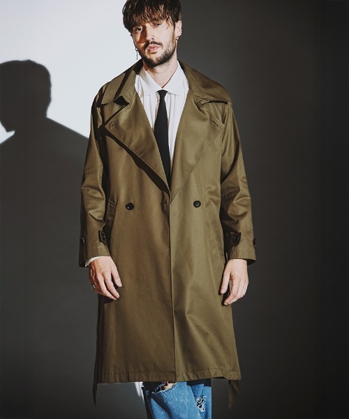 NO ID.（ノーアイディー） トレンチコート コート mj11150-ベンタイル