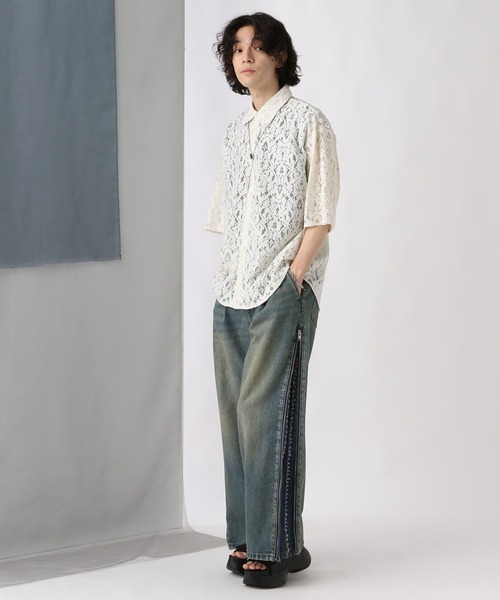 HARE（ハレ） 半袖シャツ SMALL ブラック メンズ : ZOZOTOWN Yahoo!店