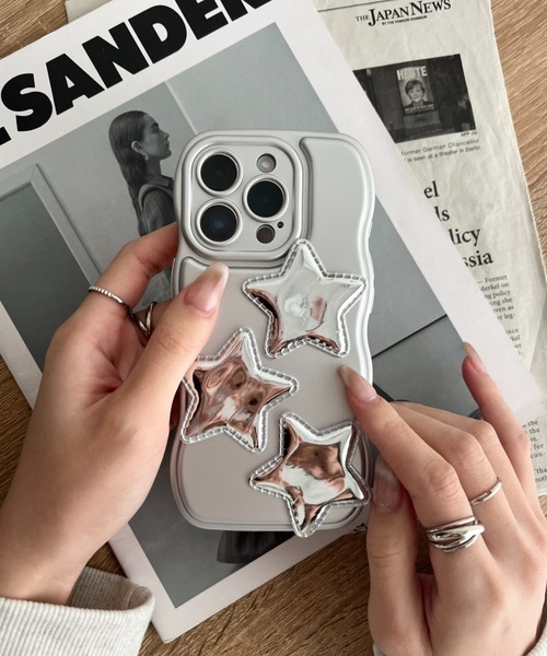 スマホケース 「iPhone13~iPhone16対応」星 デザインスマホケース