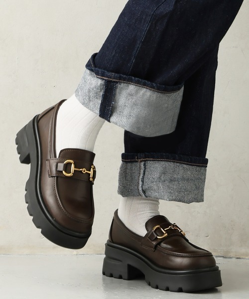 DEMETER（デメテル） ローファー 厚底 タンクソール ビットローファー